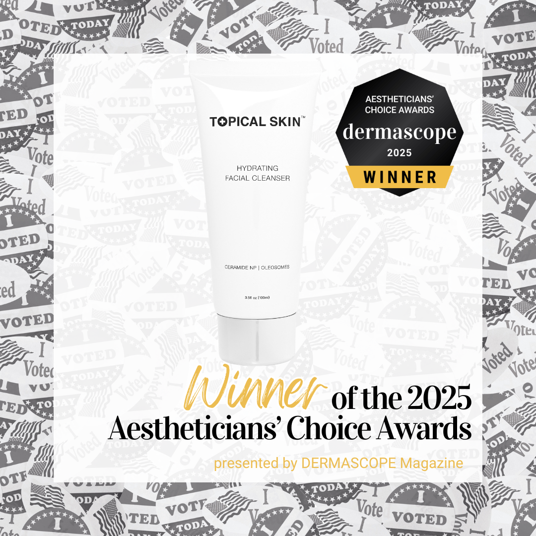 TOPICAL SKIN Hydrating Facial Cleanser - 2025 award winner - DERMASCOPE - Aesthetician Choice Awards
