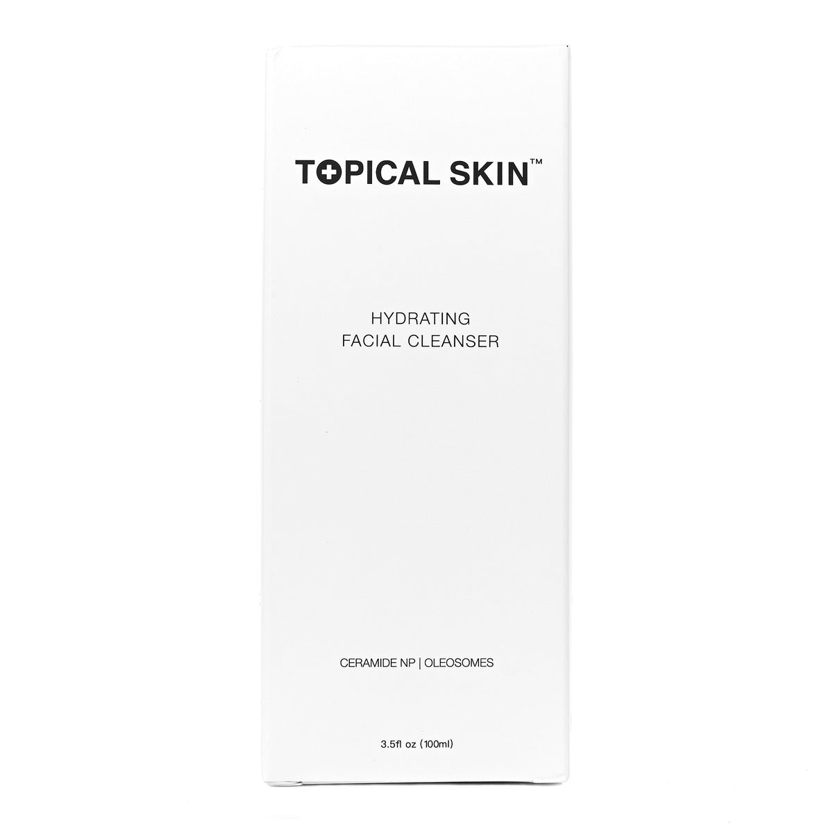 Topical Skin Hydrating Facial Cleanser with Oleosomes and Ceramide; Gentle face wash box