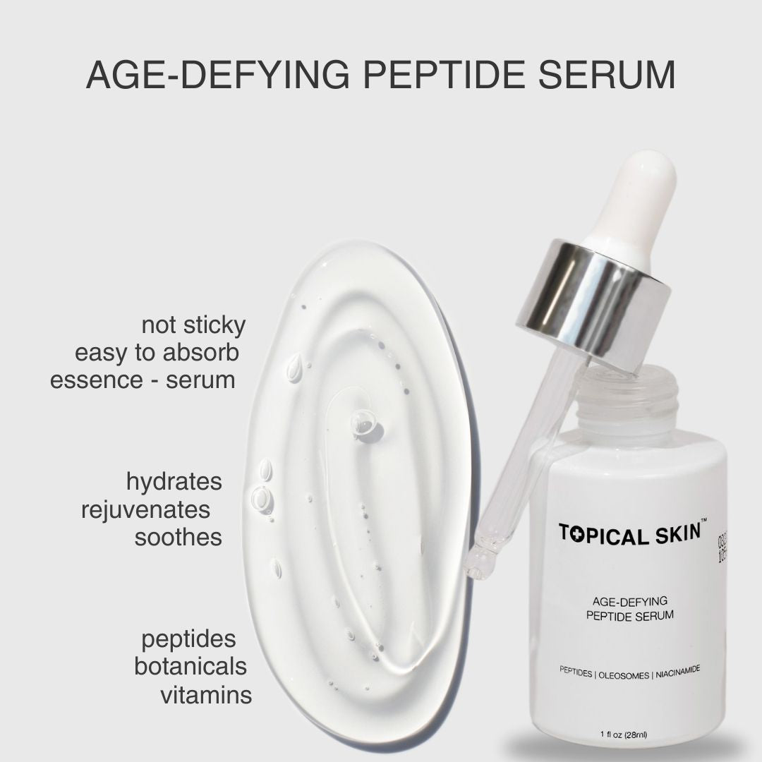Topical Skin Age-Defying Peptide Serum product benefits
