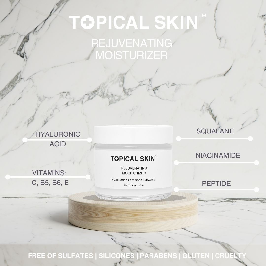 TOPICAL SKIN Rejuvenating Moisturizer with Niacinamide and other ingredients