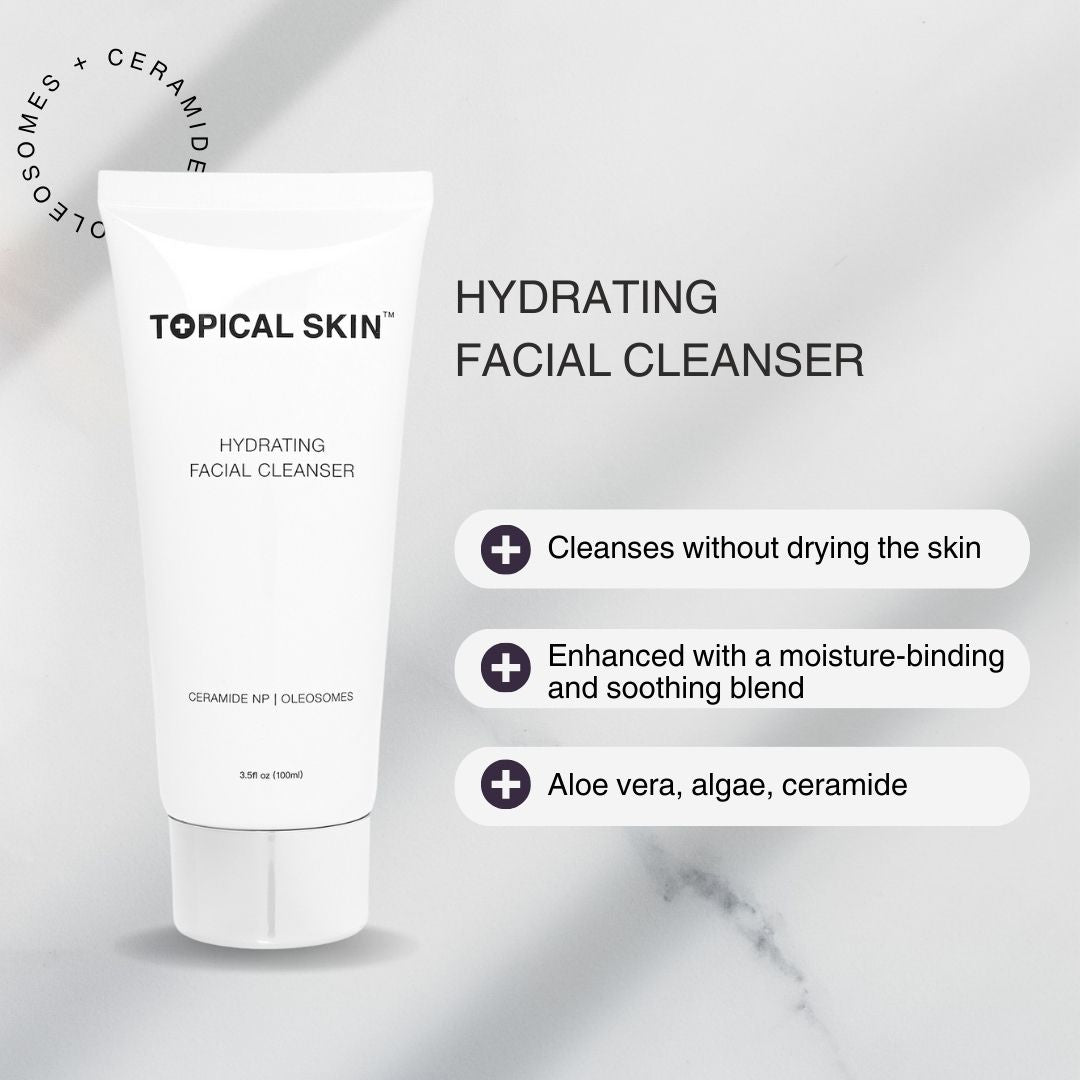 Hydrating Facial Cleanser by TOPICAL SKIN - product benefits.