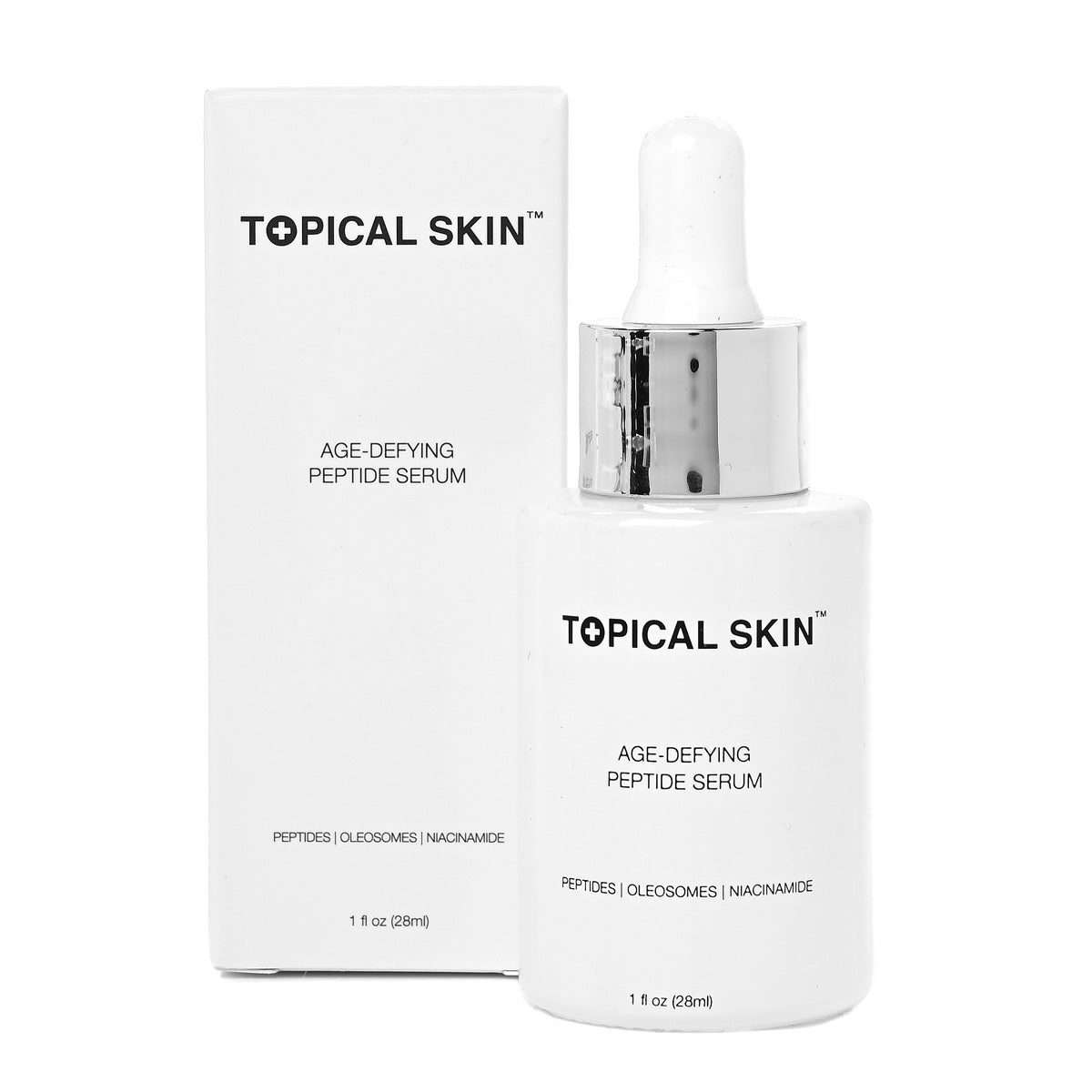 Topical Skin Age-Defying Peptide Serum with Oleosomes and anti-glycation Carnosine