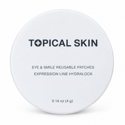 TOPICAL SKIN Eye Smile Reusable Pateches - round tin box