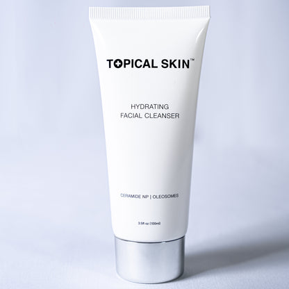 Hydrating Facial Cleanser with Oleosomes TOPICAL SKIN CLEAN DERMACEUTICALS facial cleanser white with oleosomes.