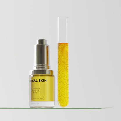 shelf thin beaker face oil bottle