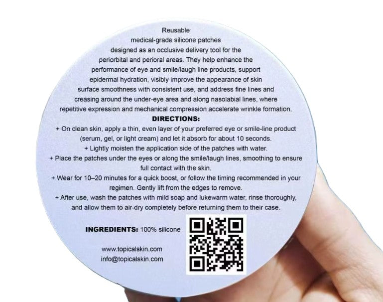 Expression-Line HydraLock Eye & Smile Reusable Silicone Patches